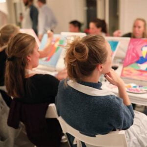 Maling & Moro hos Paint'n Sip Trondheim