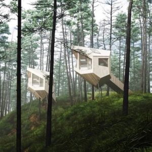 Opphold i trehytte hos Trekronå