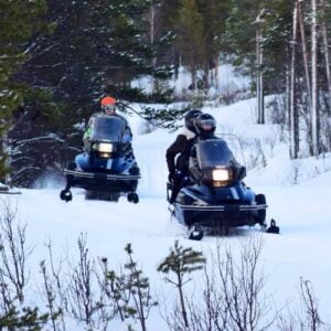 Snøscootersafari for par på Geilo