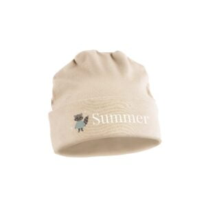 Babylue med trykk - beige