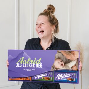 Giant personlig Milka-sjokolade