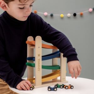 Personlig racerbilbane i tre - Trixie leketøy