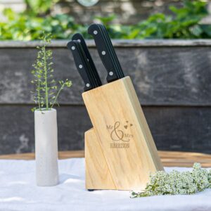 Treknivblokk (inkludert knivsett)