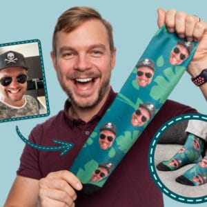 Personlige sokker med foto